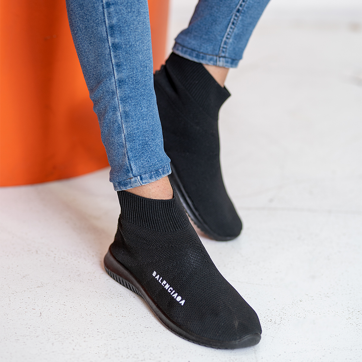 نیم بوت جورابی بالنسیاگا مشکی